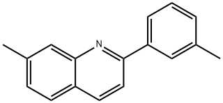 7-Methyl-2-m-tolylquinoline Struktur