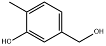 Benzenemethanol, 3-hydroxy-4-methyl- Struktur