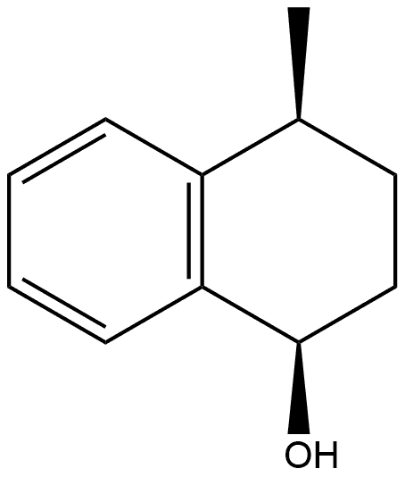 rel-(1R,4S)-1,2,3,4-Tetrahydro-4-methyl-1-naphthalenol Struktur