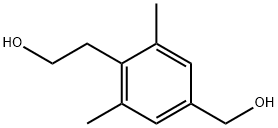 Benzeneethanol, 4-(hydroxymethyl)-2,6-dimethyl- Struktur