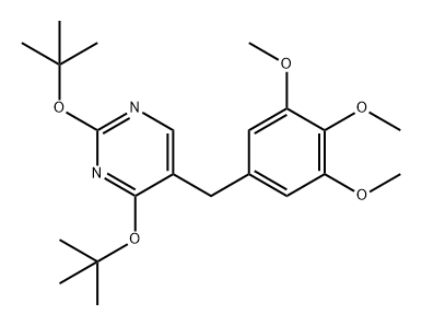 Pyrimidine, 2,4-bis(1,1-dimethylethoxy)-5-[(3,4,5-trimethoxyphenyl)methyl]-