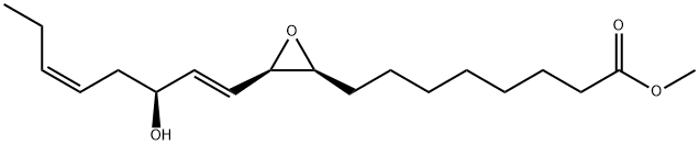 Methyl9(S),10(R)-Epoxy-13(S)-hydroxy-11(E),15(Z)-octadecadienoate Struktur