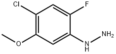 Hydrazine, (4-chloro-2-fluoro-5-methoxyphenyl)- Struktur