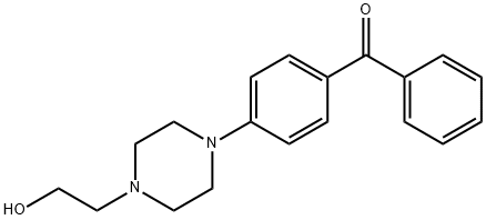 Methanone, [4-[4-(2-hydroxyethyl)-1-piperazinyl]phenyl]phenyl- Struktur