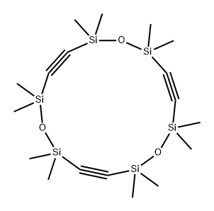 1,6,11-Trioxa-2,5,7,10,12,15-hexasilacyclopentadeca-3,8,13-triyne, 2,2,5,5,7,7,10,10,12,12,15,15-dodecamethyl-