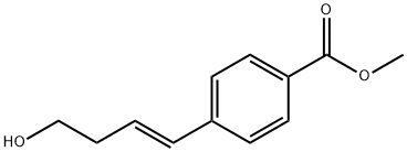 Benzoic acid, 4-[(1E)-4-hydroxy-1-buten-1-yl]-, methyl ester Struktur