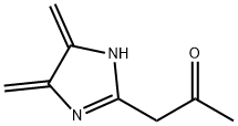 2-?Propanone, 1-?[4,?5-?dihydro-?4,?5-?bis(methylene)?-?1H-?imidazol-?2-?yl]?- (9CI) Struktur