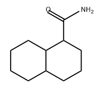 1-Naphthalenecarboxamide, decahydro- Struktur