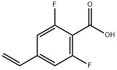 2,6-Difluoro-4-vinyl-benzoic acid Struktur