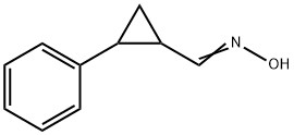 Cyclopropanecarboxaldehyde, 2-phenyl-, oxime Struktur