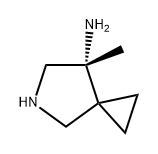 5-Azaspiro[2.4]heptan-7-amine, 7-methyl-, (7R)- Struktur