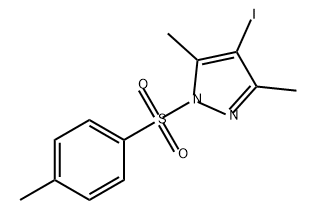 1H-Pyrazole, 4-iodo-3,5-dimethyl-1-[(4-methylphenyl)sulfonyl]- Struktur