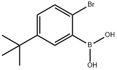 Boronic acid, B-[2-bromo-5-(1,1-dimethylethyl)phenyl]- Struktur