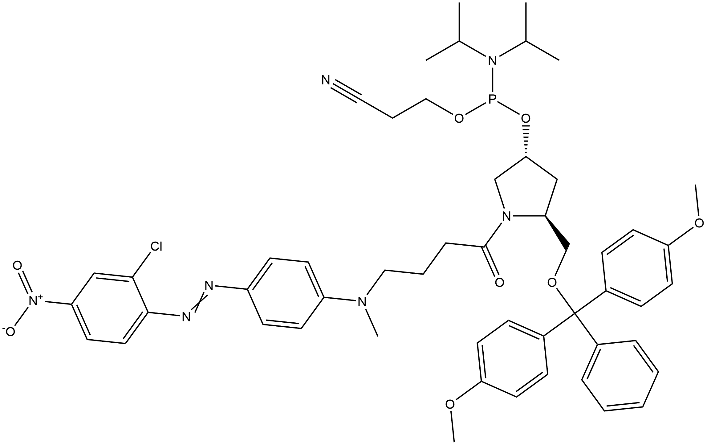 Eclipse Quencher Phosphoramidite Struktur