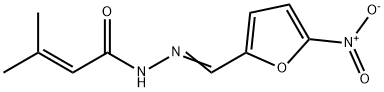 2-Butenoic acid, 3-methyl-, 2-[(5-nitro-2-furanyl)methylene]hydrazide|