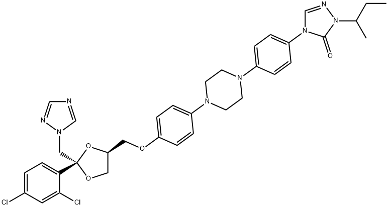 (2S,4S)-Itraconazole (Mixture of Diastereomers) Struktur