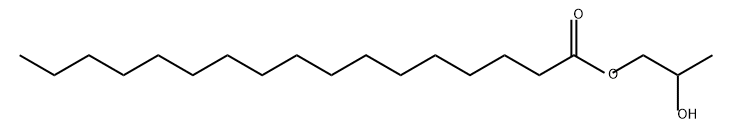 Heptadecanoic acid 2-hydroxypropyl ester Struktur