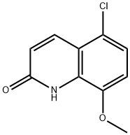 5-chloro-8-methoxyquinolin-2(1H)-one Struktur