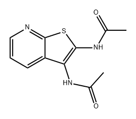 Acetamide, N,N'-thieno[2,3-b]pyridine-2,3-diylbis- (9CI) Struktur