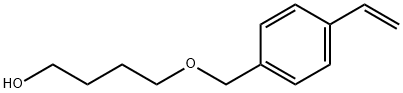 1-Butanol, 4-[(4-ethenylphenyl)methoxy]- Struktur