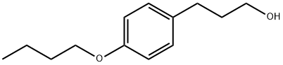 Benzenepropanol, 4-butoxy- Struktur