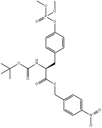 L-Tyrosine, N-[(1,1-dimethylethoxy)carbonyl]-, (4-nitrophenyl)methyl ester, dimethyl phosphate (ester) (9CI)