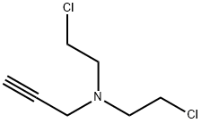 2-Propyn-1-amine, N,N-bis(2-chloroethyl)- Struktur