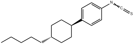 Benzene, 1-isothiocyanato-4-(trans-4-pentylcyclohexyl)- Struktur