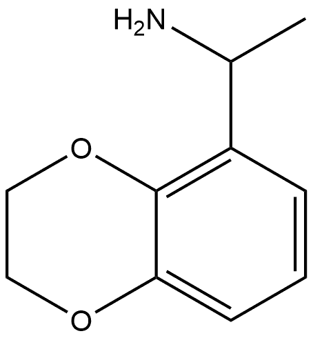 1,4-Benzodioxin-5-methanamine, 2,3-dihydro-α-methyl- Struktur