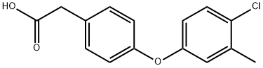 JR-8329, 2-(4-(4-Chloro-3-methylphenoxy)phenyl)acetic acid, 97% Struktur