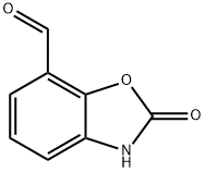 2-Oxo-2,3-dihydro-1,3-benzoxazole-7-carbaldehyde Struktur