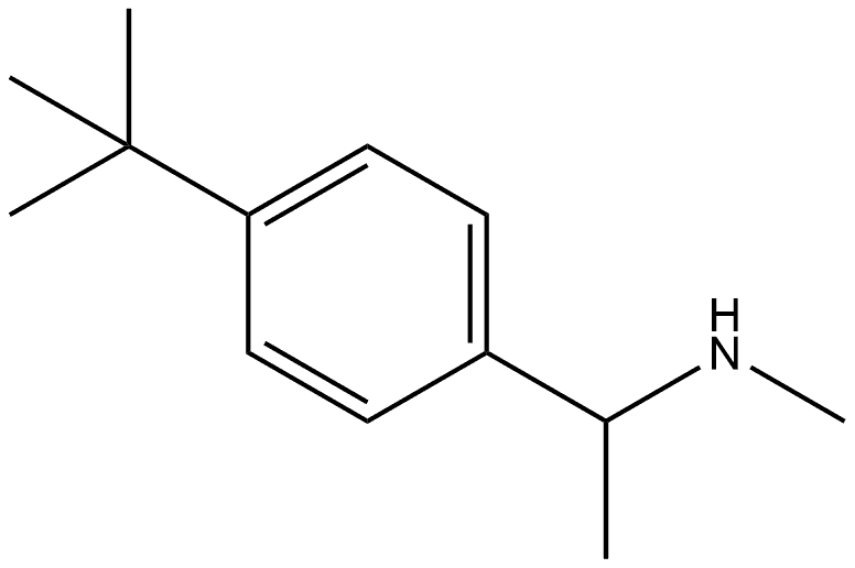 1-(4-(tert-butyl)phenyl)-N-methylethan-1-amine Struktur