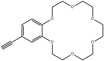 1,4,7,10,13,16-Benzohexaoxacyclooctadecin, 18-ethynyl-2,3,5,6,8,9,11,12,14,15-decahydro- Struktur