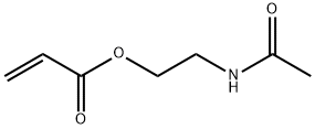 2-Propenoic acid, 2-(acetylamino)ethyl ester Struktur