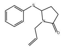 2-Pyrrolidinone, 5-(phenylthio)-1-(2-propen-1-yl)-