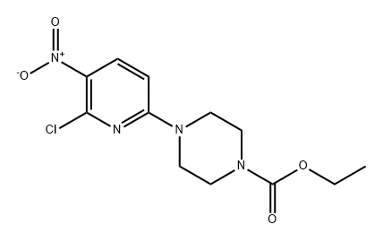 1-Piperazinecarboxylic acid, 4-(6-chloro-5-nitro-2-pyridinyl)-, ethyl ester