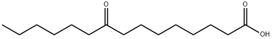 Pentadecanoic acid, 9-oxo- Struktur