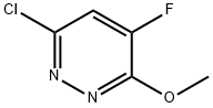 Pyridazine, 6-chloro-4-fluoro-3-methoxy- Struktur