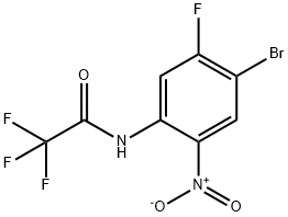 Acetamide, N-(4-bromo-5-fluoro-2-nitrophenyl)-2,2,2-trifluoro- Struktur