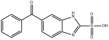 1H-Benzimidazole-2-sulfonic acid, 6-benzoyl- Struktur