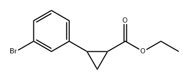 2-(3-溴苯基)環(huán)丙烷-1-甲酸乙酯, 93002-98-3, 結(jié)構(gòu)式