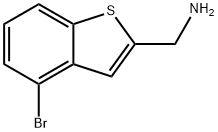 Benzo[b]thiophene-2-methanamine, 4-bromo- Struktur