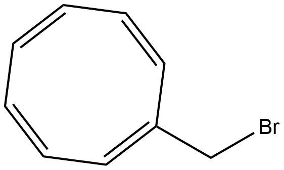 bromomethylcyclooctatetraene Struktur