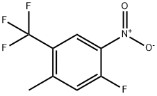 Benzene, 1-fluoro-5-methyl-2-nitro-4-(trifluoromethyl)- Struktur