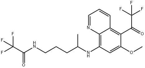 bis(trifluoroacetyl)primaquine Struktur