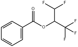 2-Propanol, 1,1,1,3,3-pentafluoro-, 2-benzoate Struktur