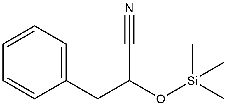 Benzenepropanenitrile, α-[(trimethylsilyl)oxy]-