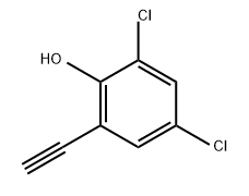 Phenol, 2,4-dichloro-6-ethynyl- Struktur