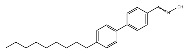 [1,1'-Biphenyl]-4-carboxaldehyde, 4'-nonyl-, oxime Struktur