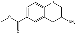 METHYL 3-AMINOCHROMAN-6-CARBOXYLATE Struktur